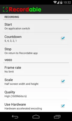 FREE screen recorder NO ROOT android App screenshot 0